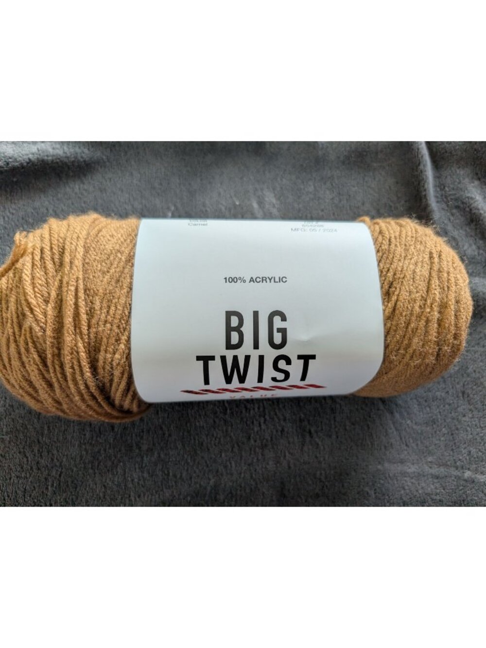 Big‎ Twist Value Acrylic Yarn - Camel